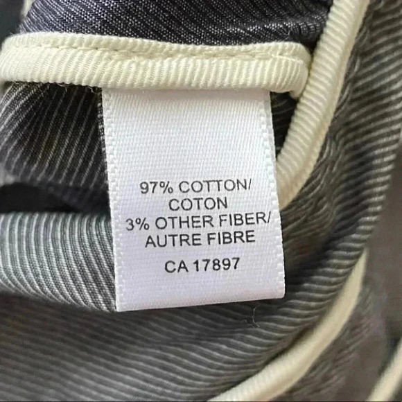 Banana Republic Vest Tailored Ruffle Italian Cotton Sleeveless Blue Size 6 NWT - Picture 11 of 15